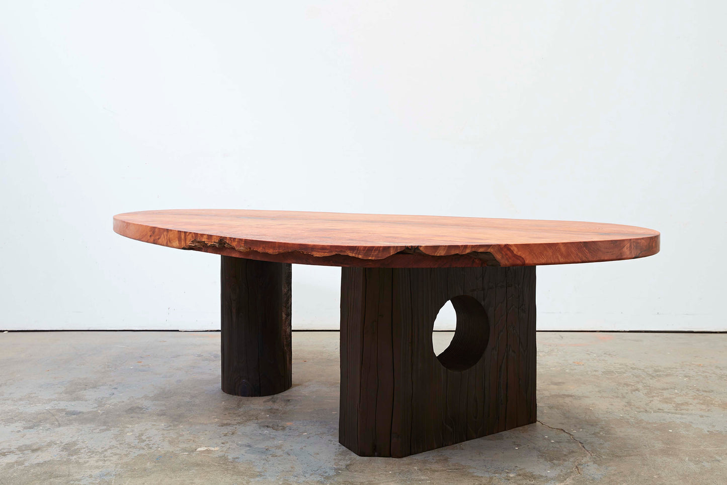 Redwood dining table