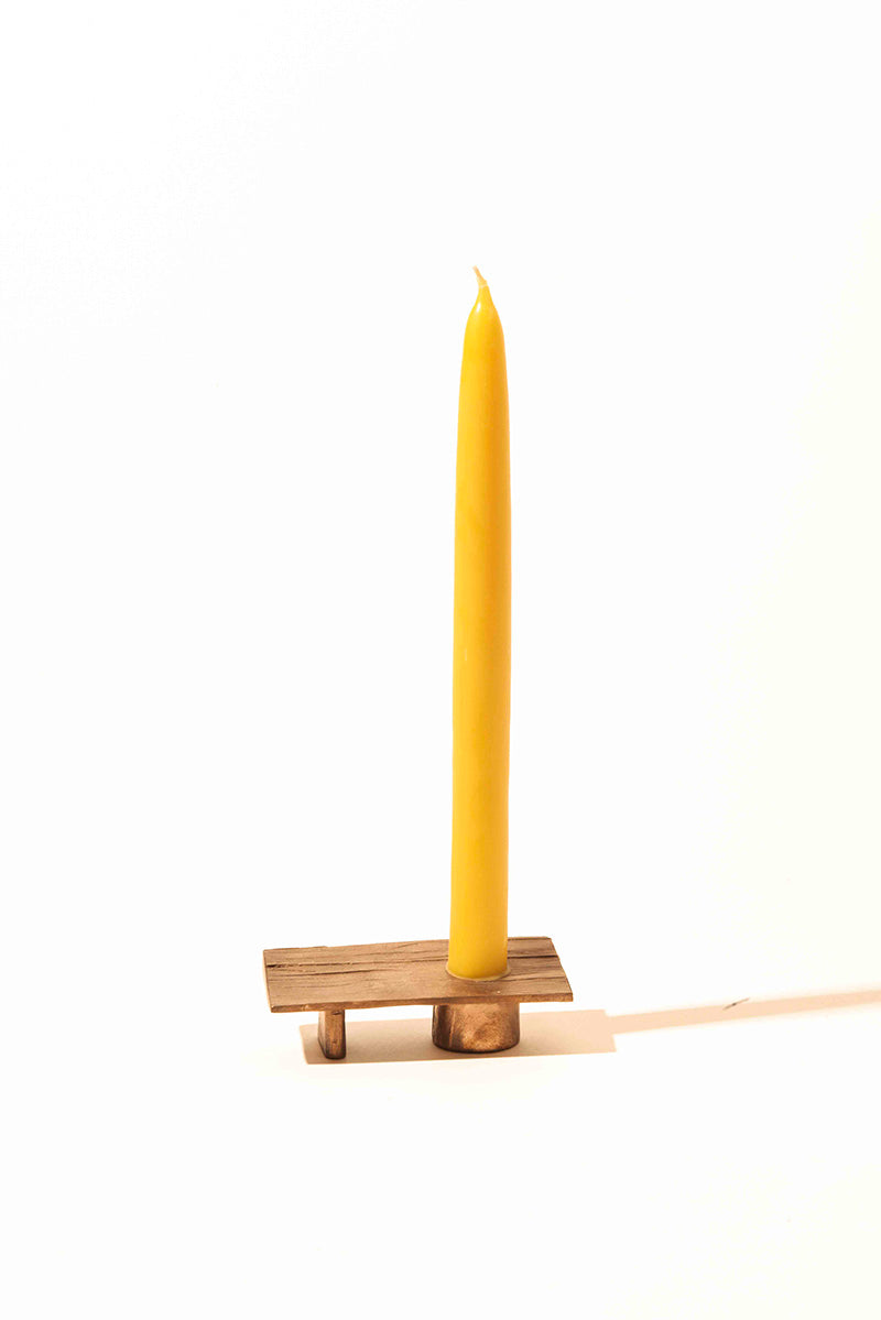 bronze candle holder